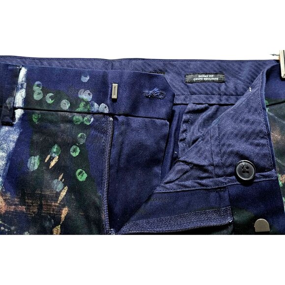 H&M Skinny Fit Paint Splatter Pants US 30R - Picture 3 of 8